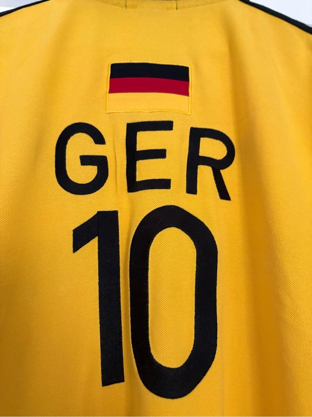 Polo Ralph Lauren Germany GER 10 Big Pony Rugby Polo Shirt Yellow XL
